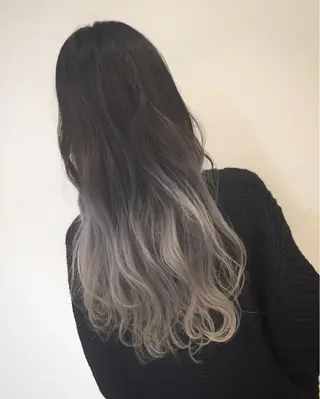 ミディアム セミロング ロング カラー ハイトーン×髪質改善 KENTAのヘアスタイル