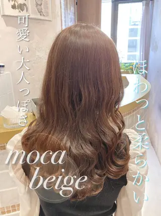 ミディアム 韓国風ヘア✻透明感 カラー✻yukaのヘアスタイル