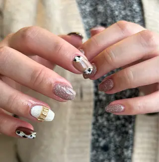 ネイル SEINA_ NAIL🐈‍⬛💗のネイルデザイン