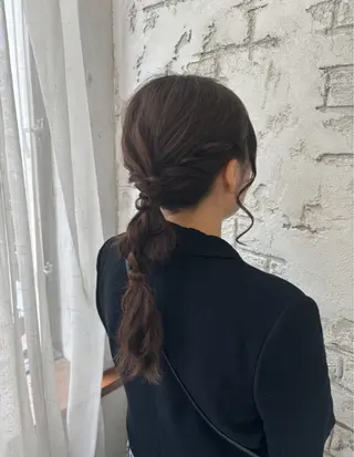 カラー ヘアアレンジ 💙🎀モテ髪 ♡Airi🎀💙のヘアスタイル