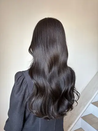 ロング カラー カットパーマモデル 募集中🧺アンジュのヘアスタイル