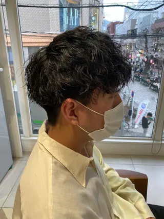 カラー パーマ ヘアアレンジ メンズ メンズパーマの巨匠 鈴木純のヘアスタイル