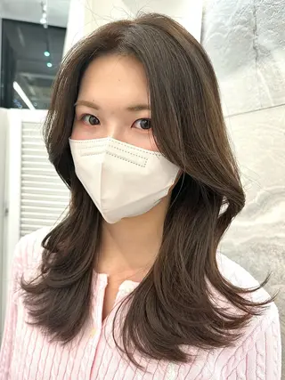 ミディアム カラー ヘアアレンジ 貴方以上に貴方の髪を 想う🌕野口昴夢のヘアスタイル