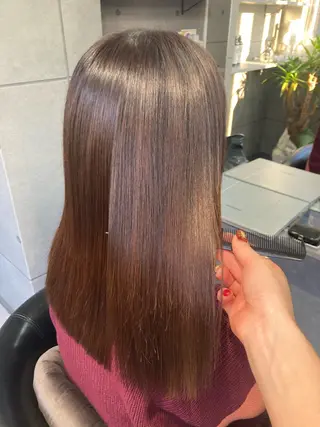 ロング 髪質改善☺︎縮毛矯正 ふじい まりんのヘアスタイル