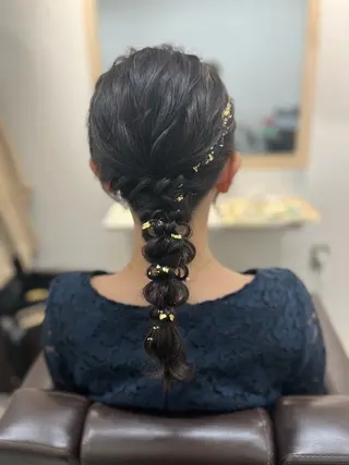 ヘアアレンジ 似合わせヘアメイク 💐オダギリチアキのヘアスタイル