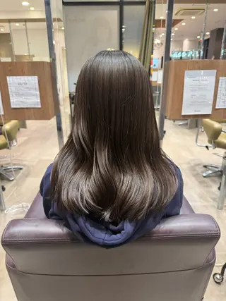 ミディアム Ayaka/天王寺 /ハイトーン/透明感のヘアスタイル