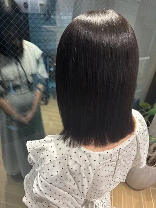 ミディアム 山中 あるのヘアスタイル