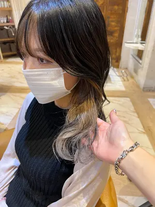 ロング カラー MIKU /ボブ/外ハネボブのヘアスタイル