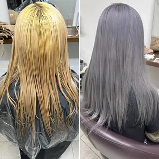 カラー ダブルスキルエクステ /羽エクステ白石宇由のヘアスタイル