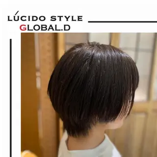 ショート カラー パーマ ヘアアレンジ メンズ キッズ ✂︎ショート、ボブ、 レイヤー🩵YUMIのヘアスタイル