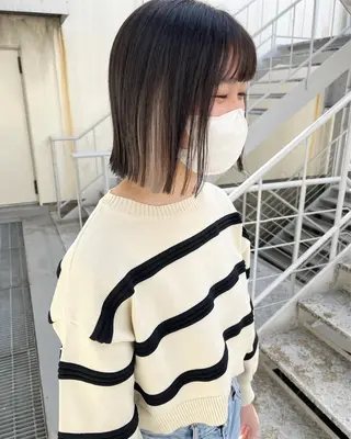 ショート カラー ハイトーン/ショート 村上淳乃🐥のヘアスタイル