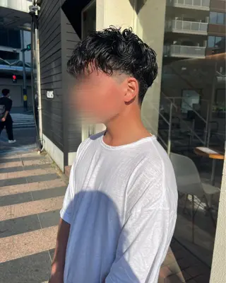 パーマ メンズ Ore🫧タナカマヤ /柔らかい質感カラーのヘアスタイル