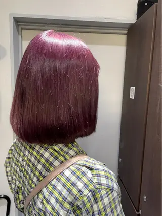 ショート カラー 韓国レイヤー🇰🇷 美髪縮毛矯正🫧拓海のヘアスタイル