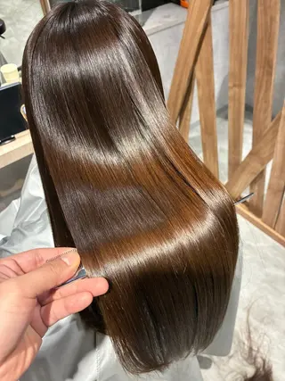 ロング カラー luff銀座所属・髪質改善艶髪特化 二瓶　海人のヘアスタイル