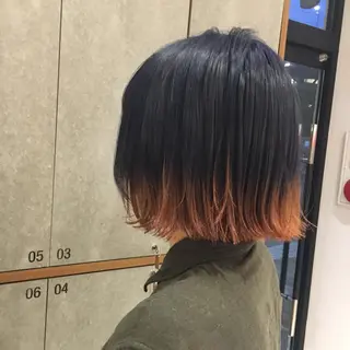 ショート カラー 相川 愛実のヘアスタイル