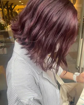 セミロング 神谷 亜結美のヘアスタイル