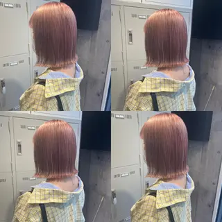 セミロング カラー ダブルカラー特化💍 tiam💍韓国ヘアのヘアスタイル