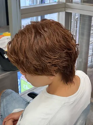 メンズ メンズ特化✨️ 韓国風パーマ🔥一八のヘアスタイル