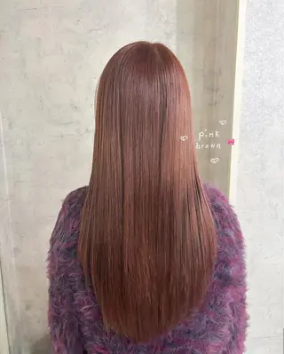 ロング キムラ ユウリのヘアスタイル
