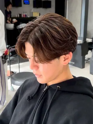 カラー パーマ メンズ 金子 遥人のヘアスタイル