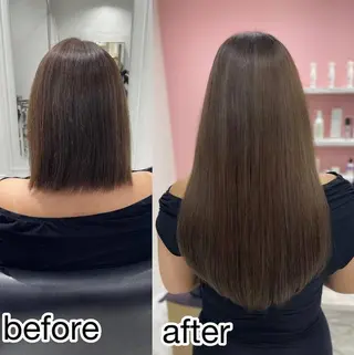 ロング 💎艶カラー×エク ステ💎専門店🎀のヘアスタイル