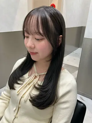 ロング カラー 💖ブリーチなし透明 感💖ASAHIのヘアスタイル