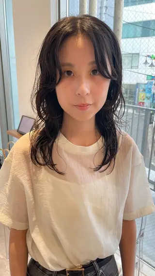 パーマ 抜け感ボブ×パーマ ｜kazaneのヘアスタイル