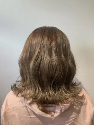 ミディアム ✨縮毛矯正✖︎顔周り レイヤー✨ナカムラのヘアスタイル