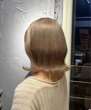 ミディアム RIN 中明度韓国ヘアのヘアスタイル