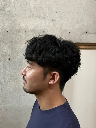 ショート パーマ メンズ 🏆メンズヘア特化 🥇代表りんぺーのヘアスタイル