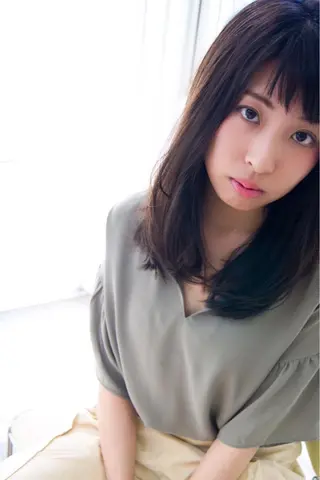 セミロング カラー 【滝川市 美容師】 髙橋昌也のヘアスタイル