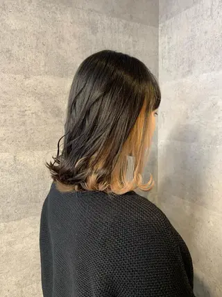 ミディアム カラー 今野 美栄のヘアスタイル