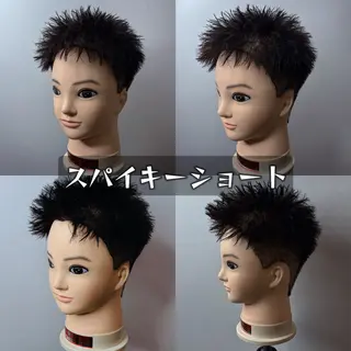 ショート パーマ メンズ スパイキーショート/ メンズパーマ/関内涼のヘアスタイル