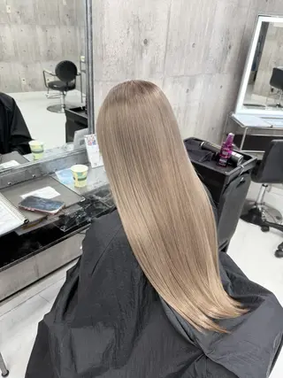 ロング カラー メンズ ☁️かずき☁️青.紫 推し活カラー💫のヘアスタイル