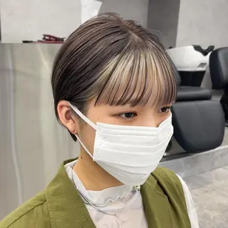 ショート カラー パーマ ヘアアレンジ メンズ キッズ ネイル マツエク・マツパ アイブロウ 大人スタイル 太田のヘアスタイル