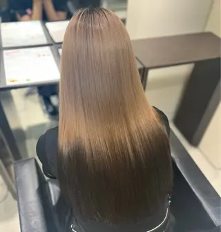 ロング カラー 髪質改善/透明感カラ ー/レイヤー/あやはのヘアスタイル