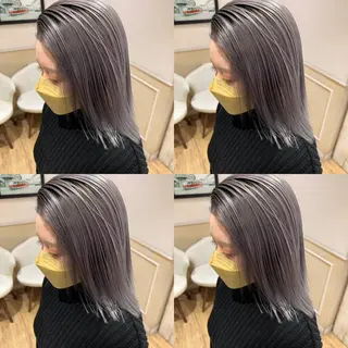 ミディアム カラー レイヤー×艶髪特化 マネージャー安藤光司のヘアスタイル