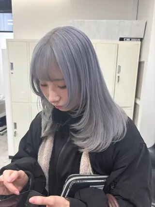 カラー 🌸ハイトーンカラー ゆずな 🌸のヘアスタイル