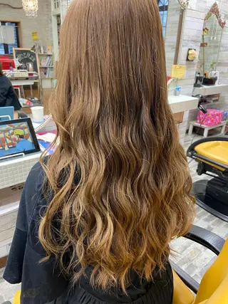 ロング カラー 大坪 拓斗のヘアスタイル