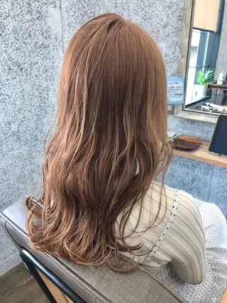 ロング カラー カノエ 松江学園店のヘアスタイル