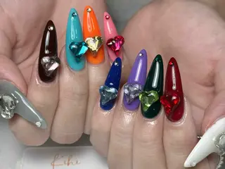 ネイル 💕鈴木ユリ パラジェル/オフ無料のネイルデザイン