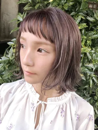 ショート カラー ヘアアレンジ コレットヘアー 田中アヤノのヘアスタイル