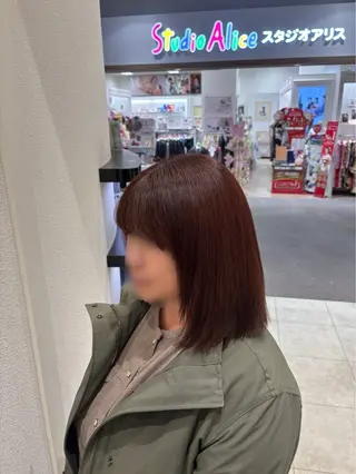 カラー カラー/ツヤ髪/ ヘッドスパ/りおんのヘアスタイル