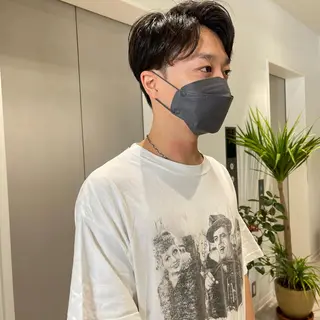 ショート メンズ Zina 十条店所属・デザインカラー／ボブ 🍦MEI🍦のヘアスタイル