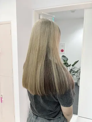 ロング カラー 顔周りカット/ボブ/ ツヤ髪/coconaのヘアスタイル