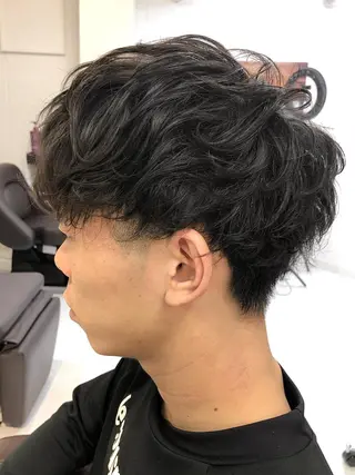 ショート カラー パーマ ヘアアレンジ メンズ メンズ似合わせ🪞 副店長 kotoriのヘアスタイル