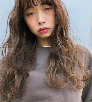 カラー SALON WORK STATION所属・ボブ♡柔らかいカラー 實松栞理のヘアスタイル