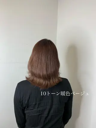 ミディアム 縮毛矯正/髪質改善/ HARUのヘアスタイル