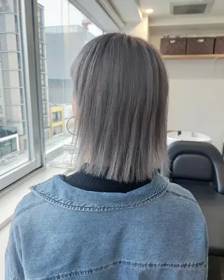 メンズ カラー ミディアム RU RIのヘアスタイル
