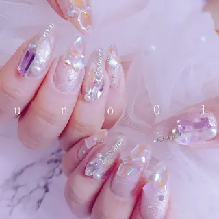 ネイル 梅田🦄中崎町🩵 u n o 0 1のネイルデザイン